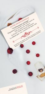 Verso de la carte d'invitation pour anniversaire