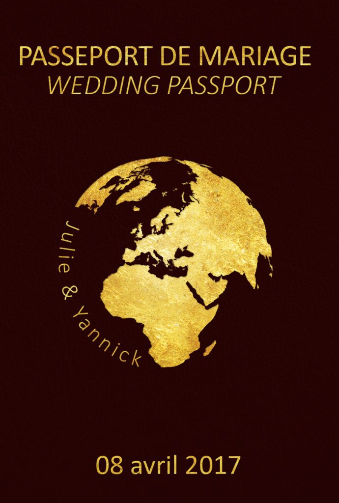 Couverture d'un faire-part sur mesure