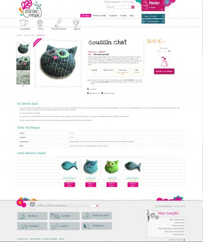 Page produit déboutonnez-moi