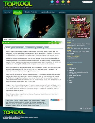 Page intérieur Topkool